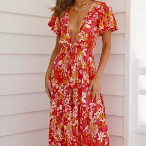 Hello Molly Natural Heights Jumpsuit - Size Large - NWT